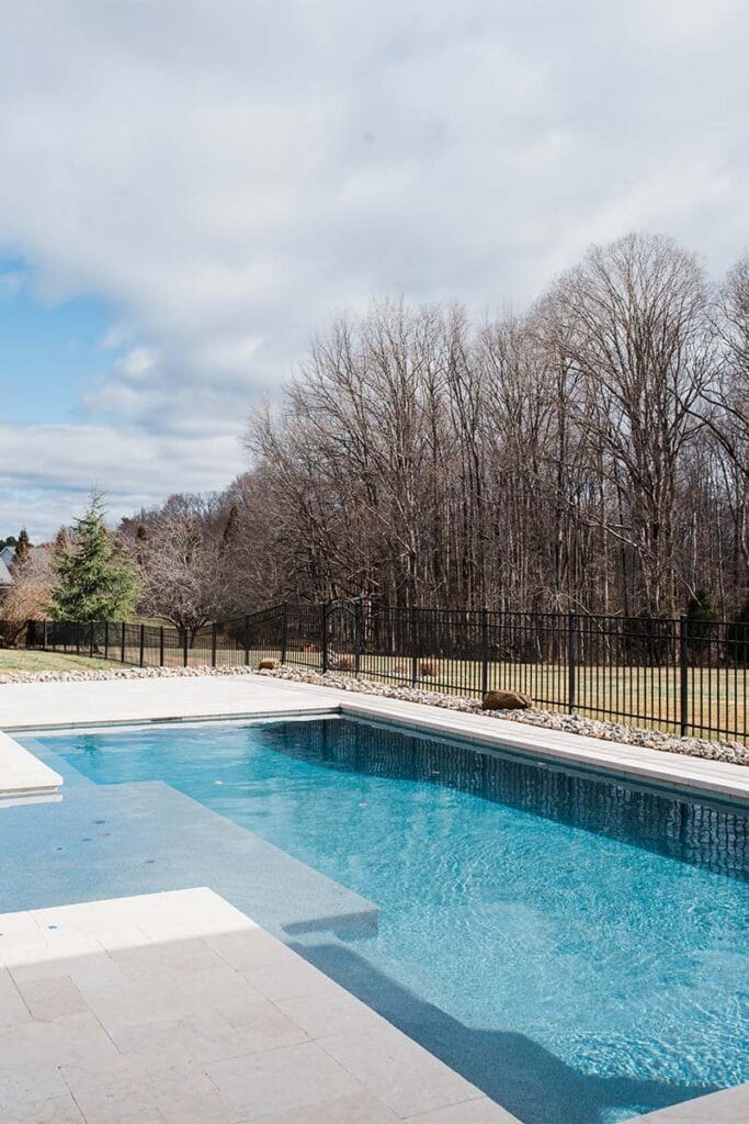 Brown summit concrete pool