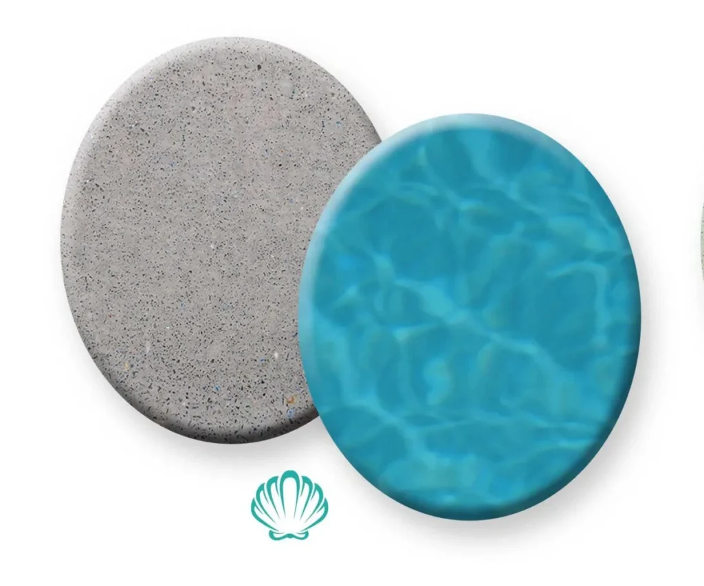 PebbleTec PebbleFina Grigio Sample