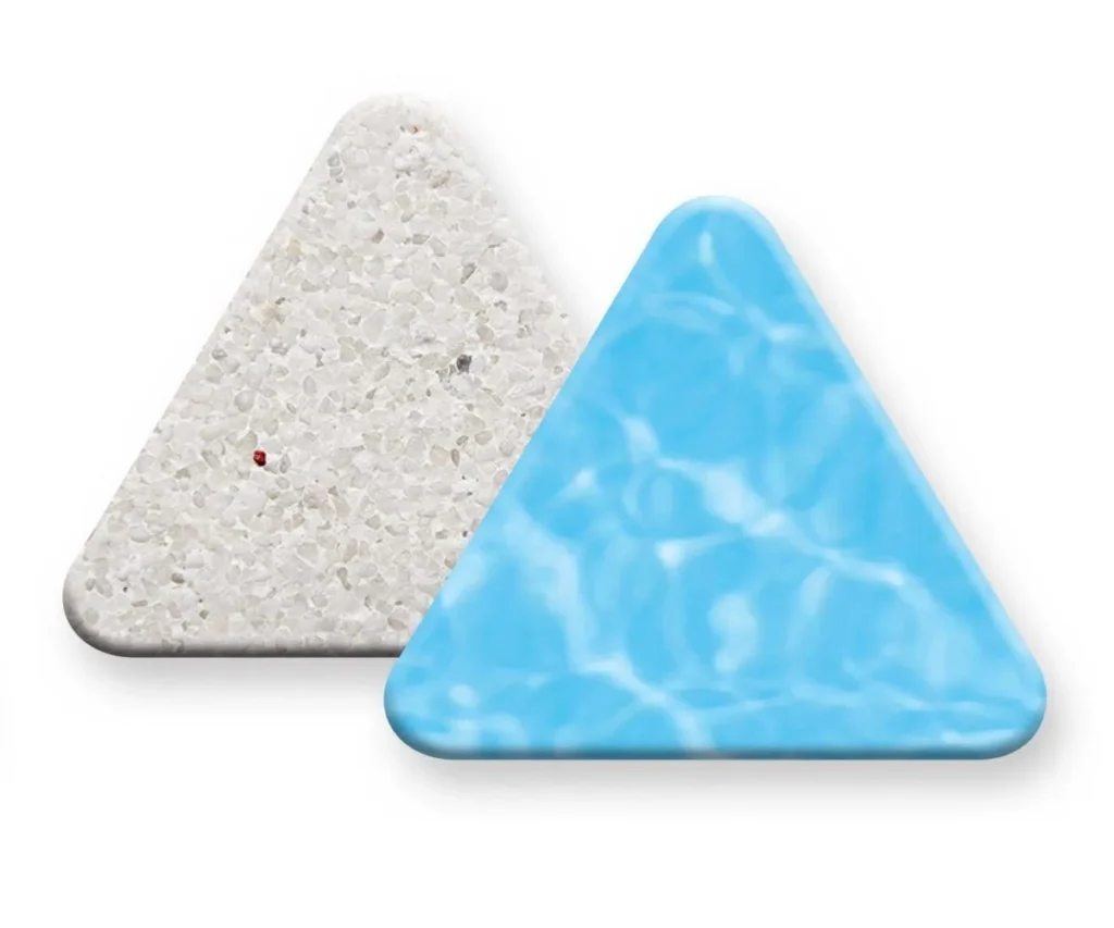 PebbleTec PebbleSheen Artic White Sample