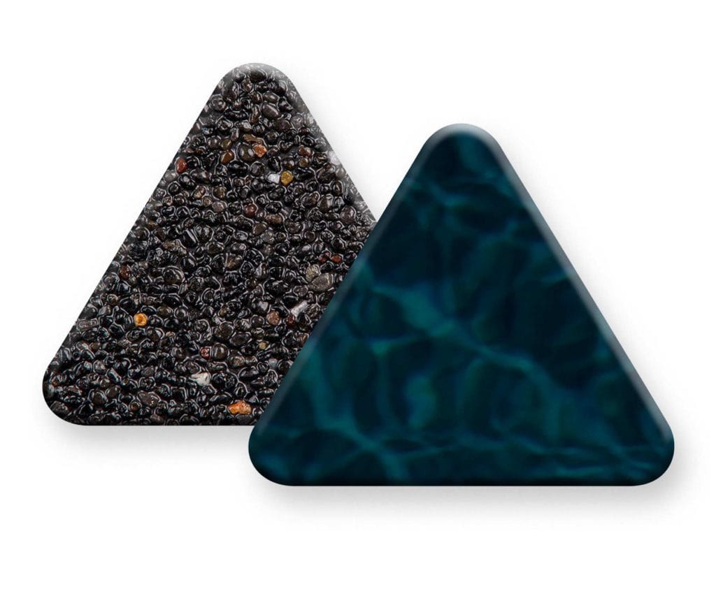 PebbleTec PebbleSheen Black Eclipse Sample