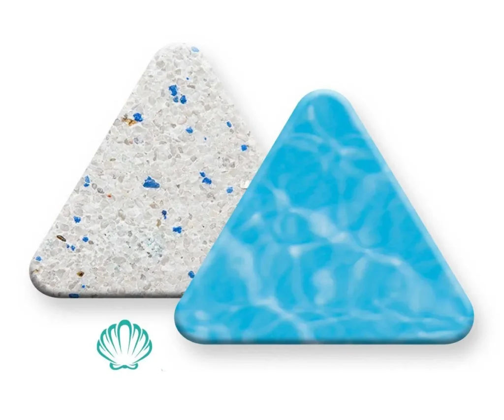 PebbleTec PebbleSheen Cool Blue Sample