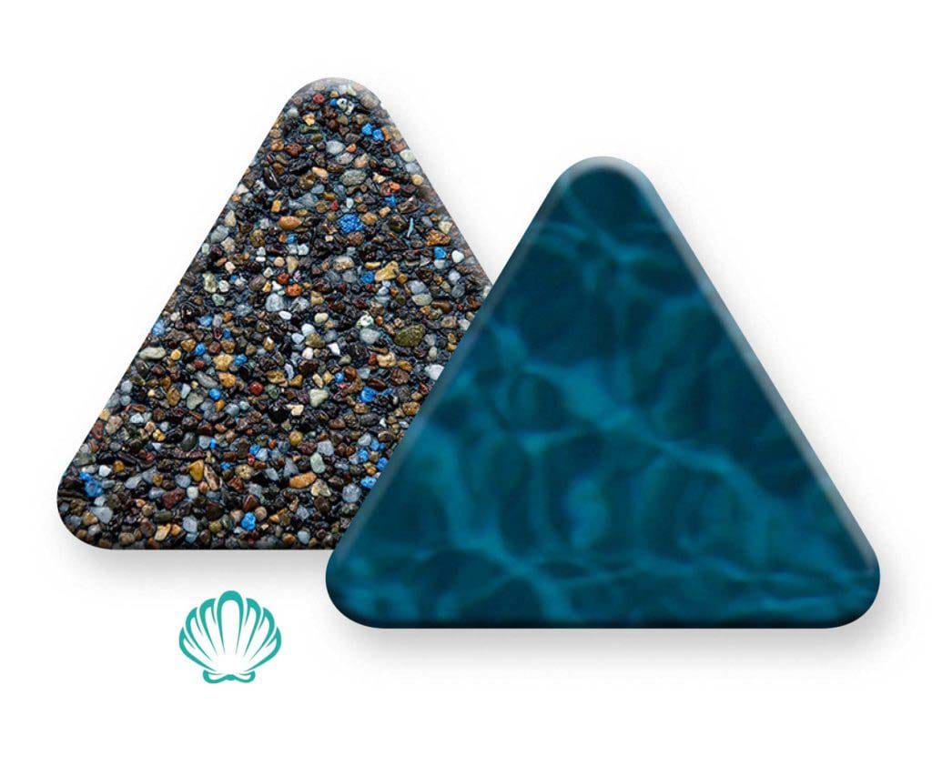 PebbleTec PebbleSheen Ocean Blue Sample